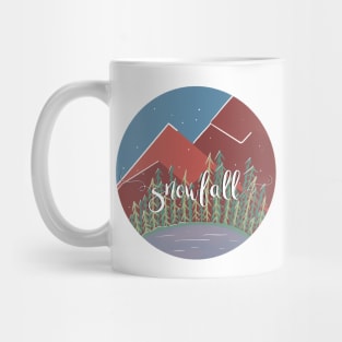 Snowfall / Nature Camping Trip Mug